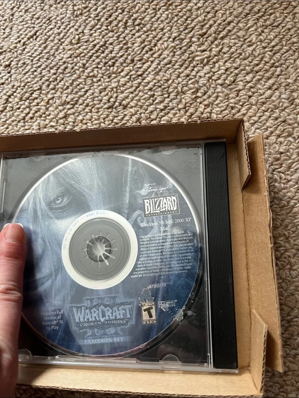 Blizzard Warcraft III: The Frozen Throne Expansion Set - Black/Grey